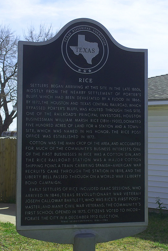Texas Historical Commission marker