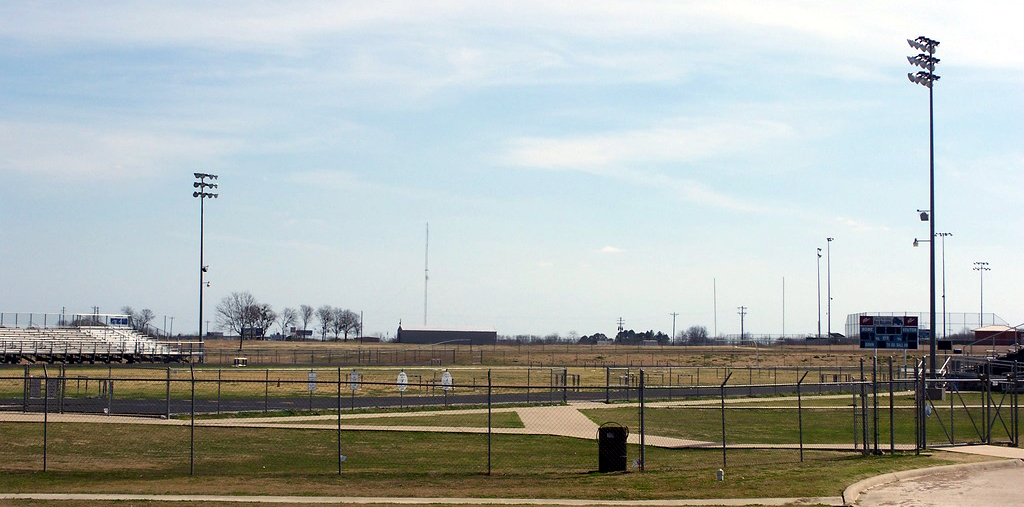 The athletic field